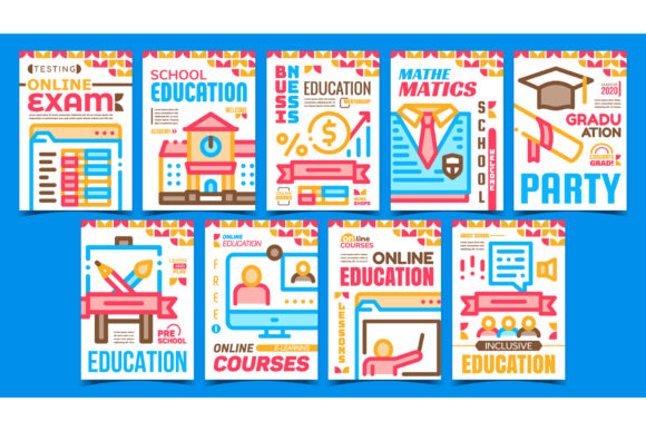Academy Education Advertising Posters