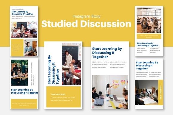 Evaluating the Studied Discussion Instagram Template for Educational and Business Use