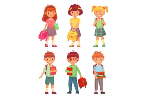 Integrating Primary School Kids Vector Assets into Educational and Creative Workflows
