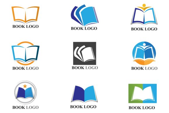 Strategic Visual Identity: Leveraging the Book Reading Logo Vector Set for Educational and Literary Branding