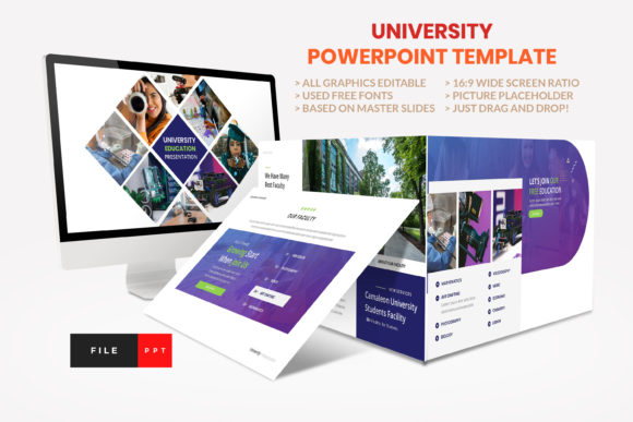 University Education College Powerpoint: Elevating Academic and Professional Presentations