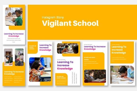 Vigilant School Instagram Story Template