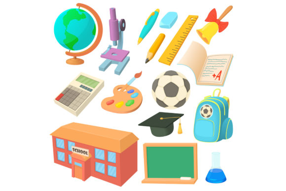 Visualizing Education: The Power of Cartoon-Style School Icons in Modern Design