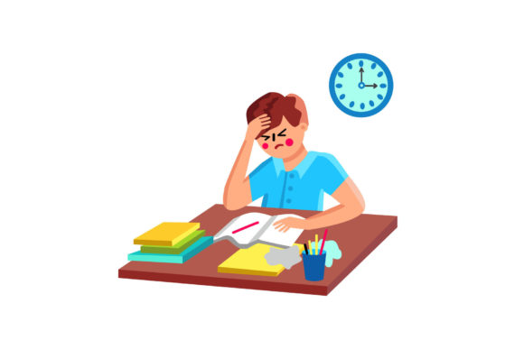 Why the Homework Doing Confused Schoolboy Illustration Resonates with Modern Audiences